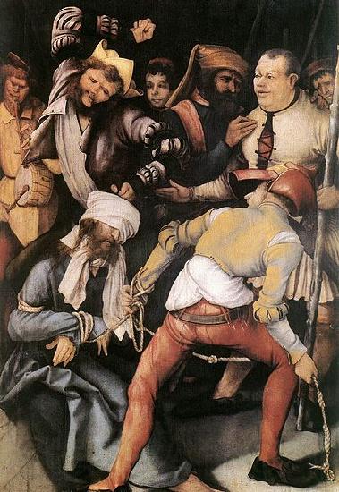 Matthias  Grunewald The Mocking of Christ Germany oil painting art